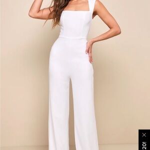 Lulu’s White Jumpsuit